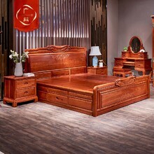 紅木床圖片大全 各種款式紅木床產品圖欣賞【15圖